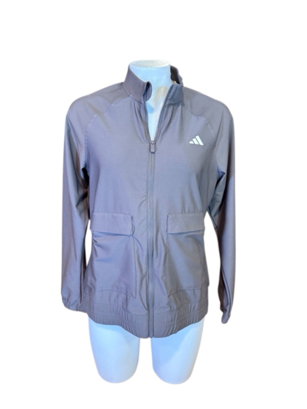 Women's Adidas Golf Jacket Size M Charcoal